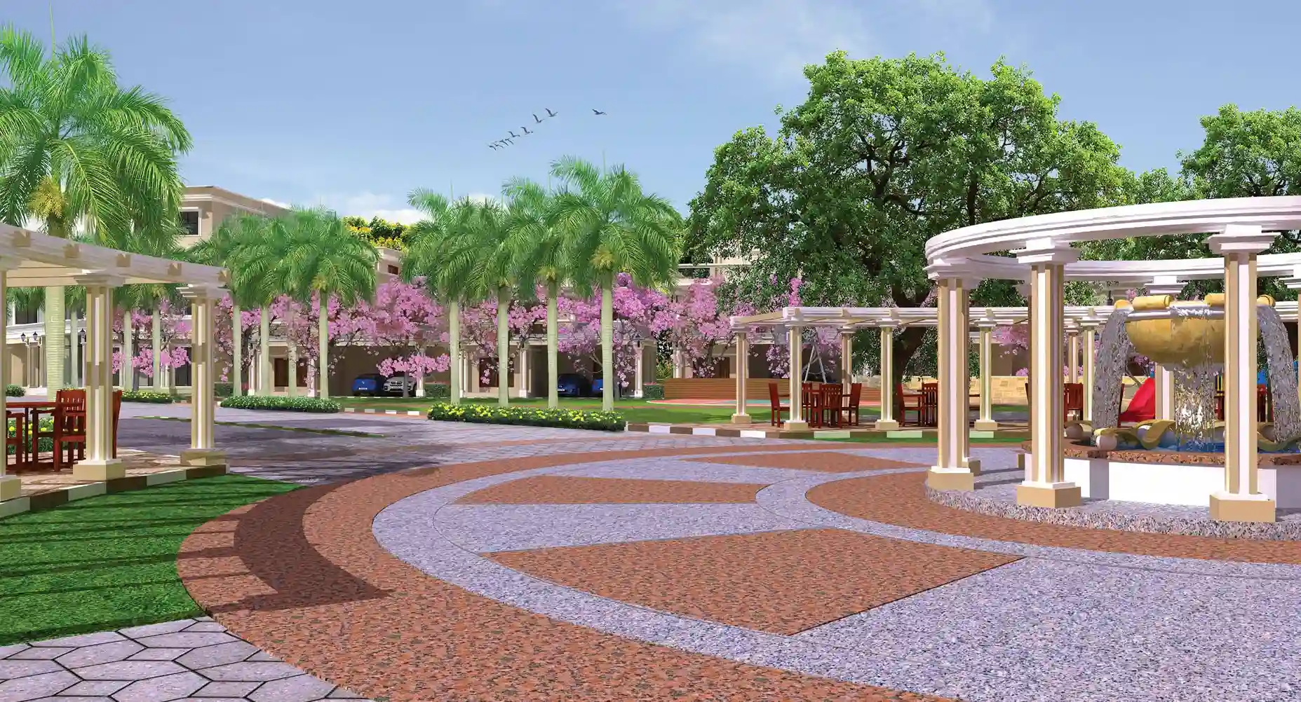 fountain square at nvt arcot vaksana