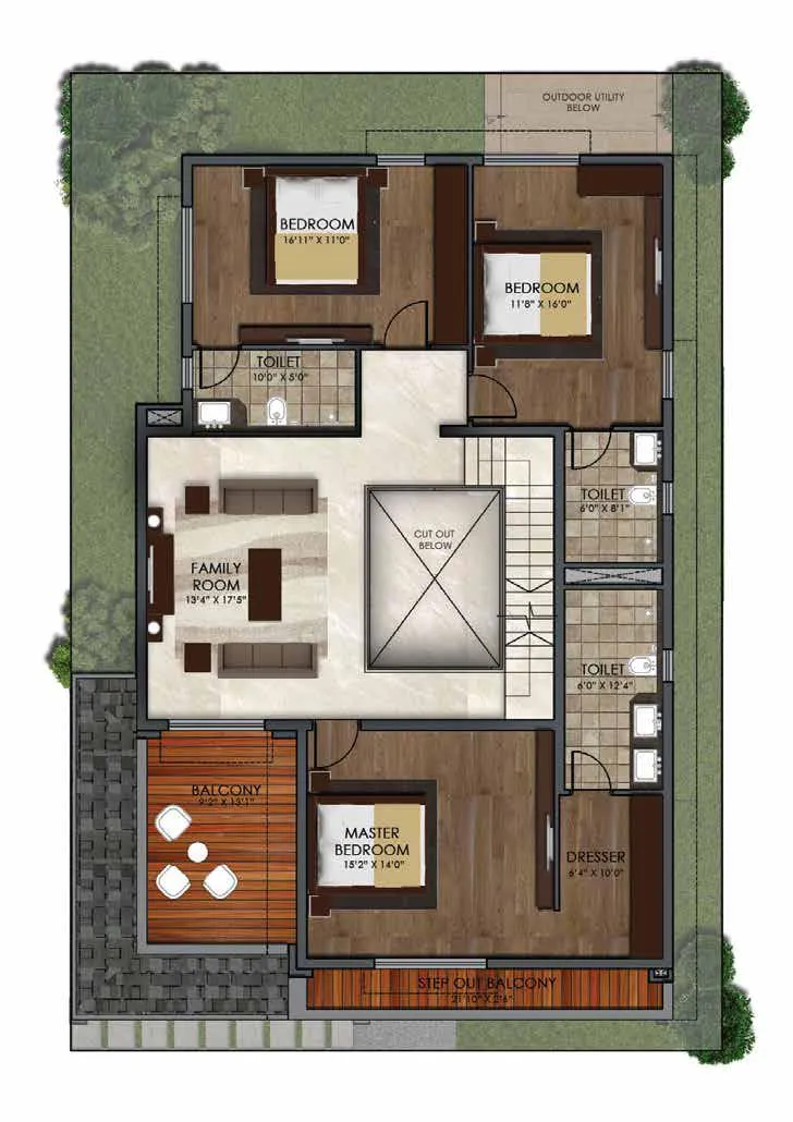 nvt arcot earth villa first floor plan