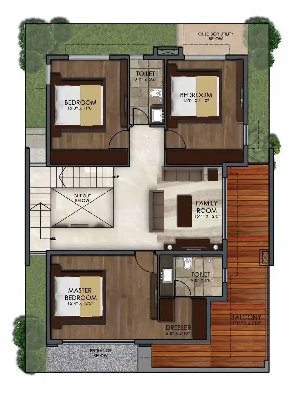 nvt arcot sky villa first floor plan