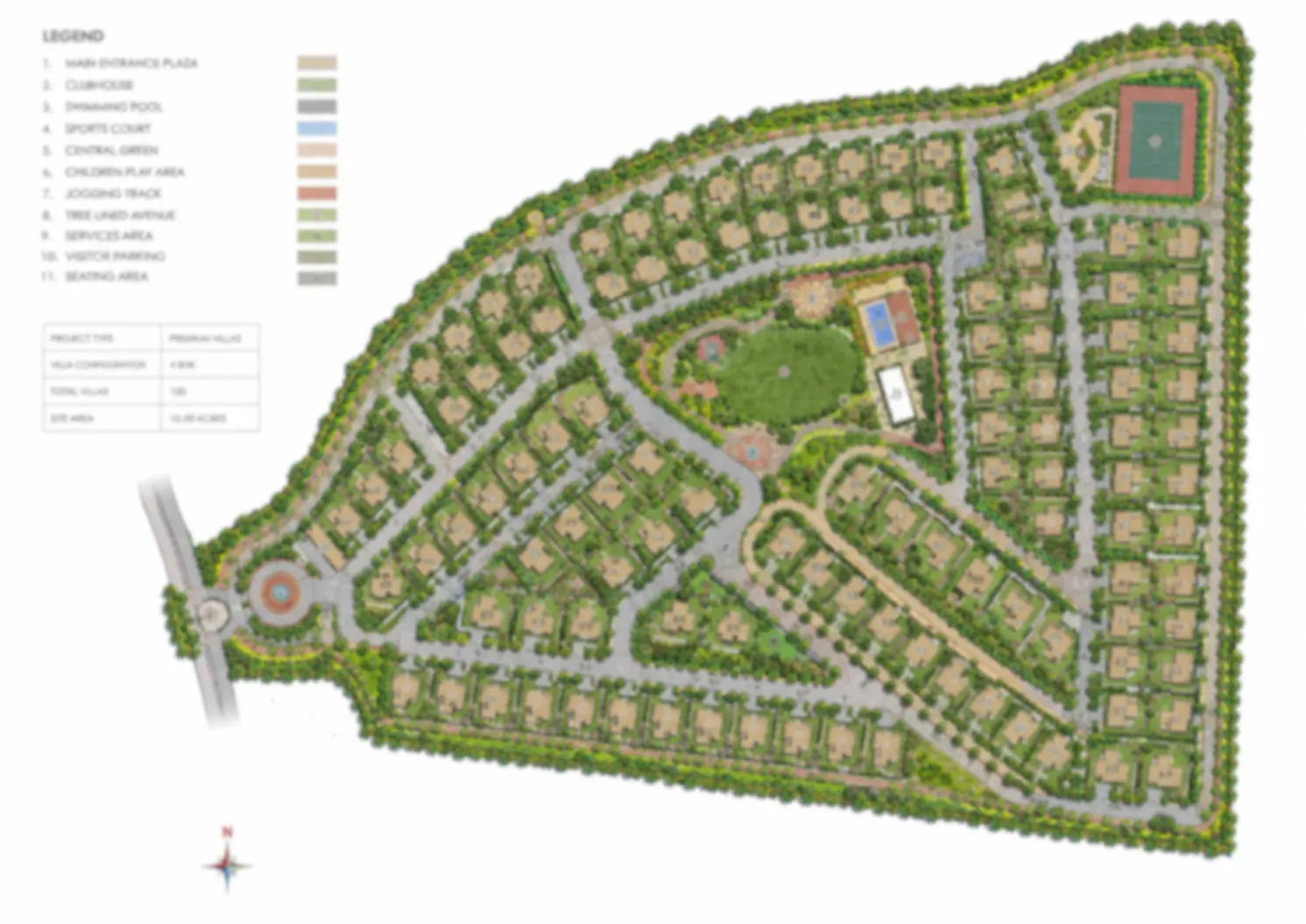 nvt villas on varthur sarjapur road master plan