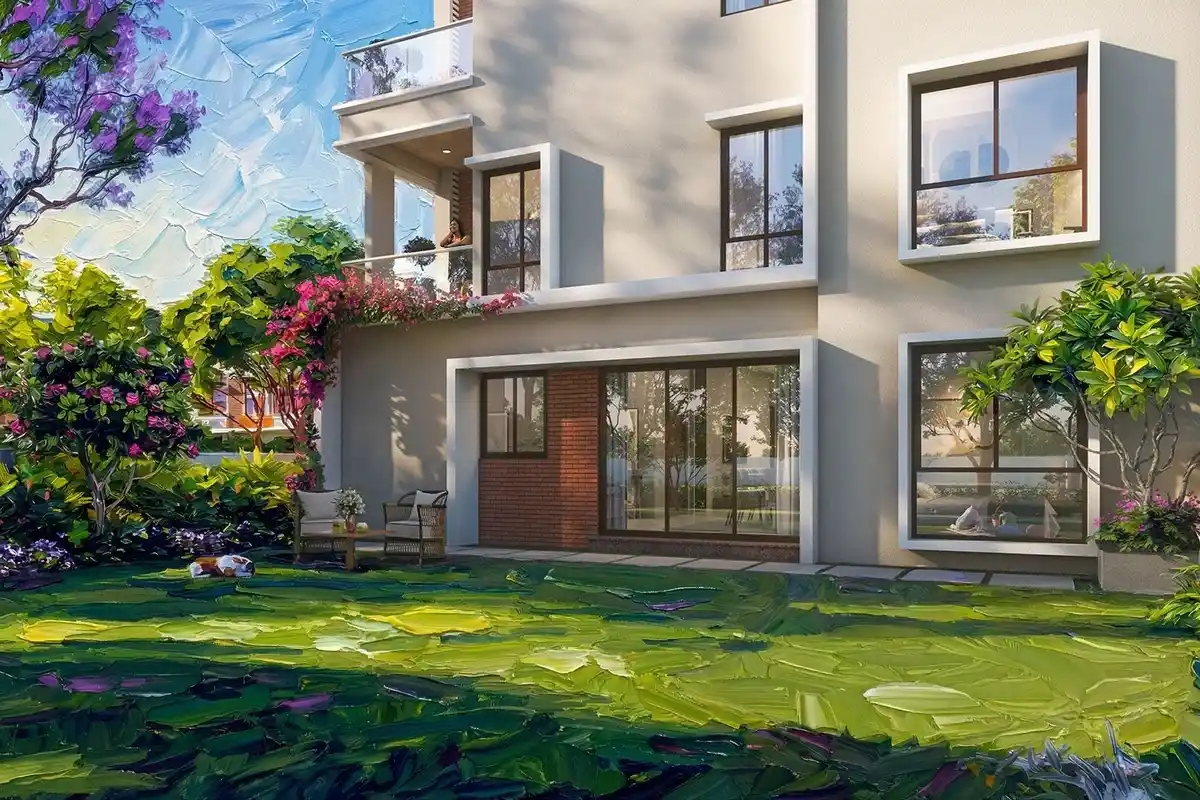 nvt whispering hues villas private backyard
