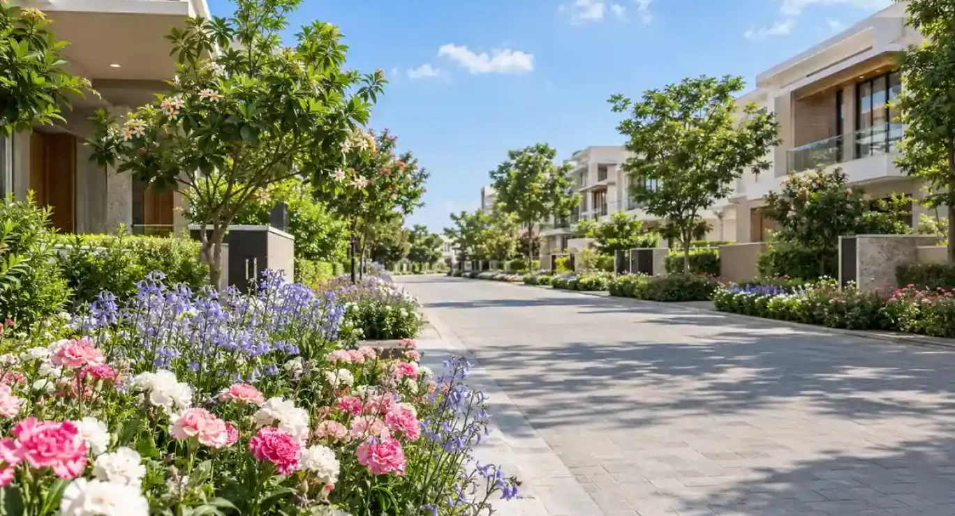 Flower Themed Gated Villa Community on Varthur Sarjapur Road near Greenwood