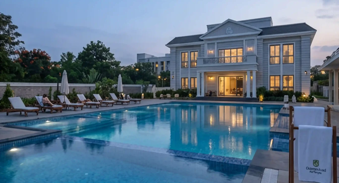 pool and clubhouse at nvt upcoming project on varthur sarjapur road